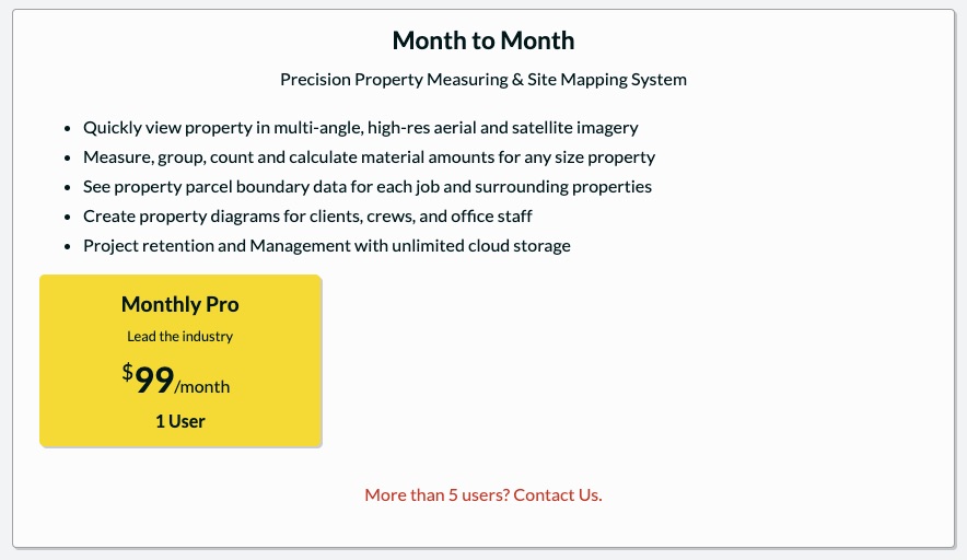 Go iPave Monthly Pricing